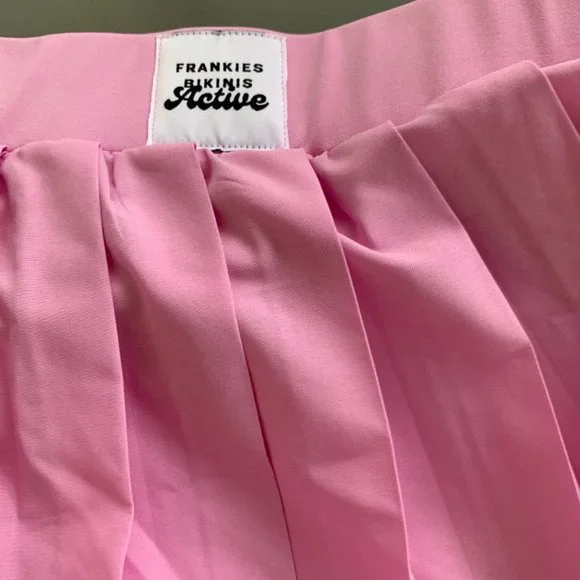 **RELISTED**BNWT FRANKIES BIKINI WINDY TENNIS MINI SKIRT PINK SZ XS - Picture 8 of 12